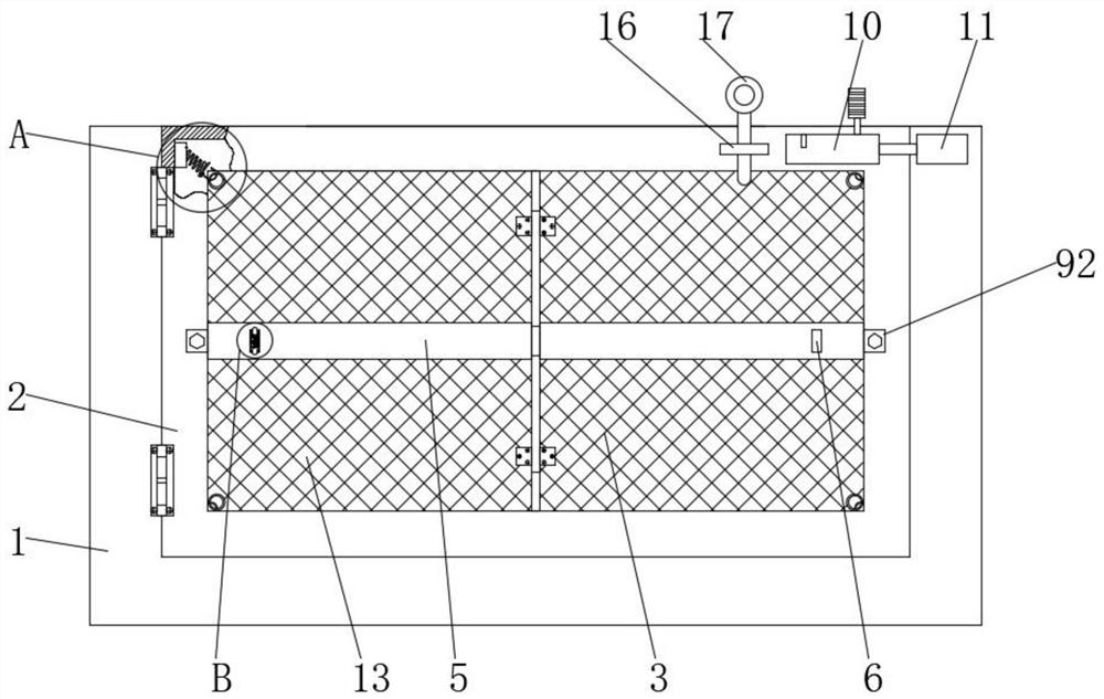 Steel wire protective net for hoist