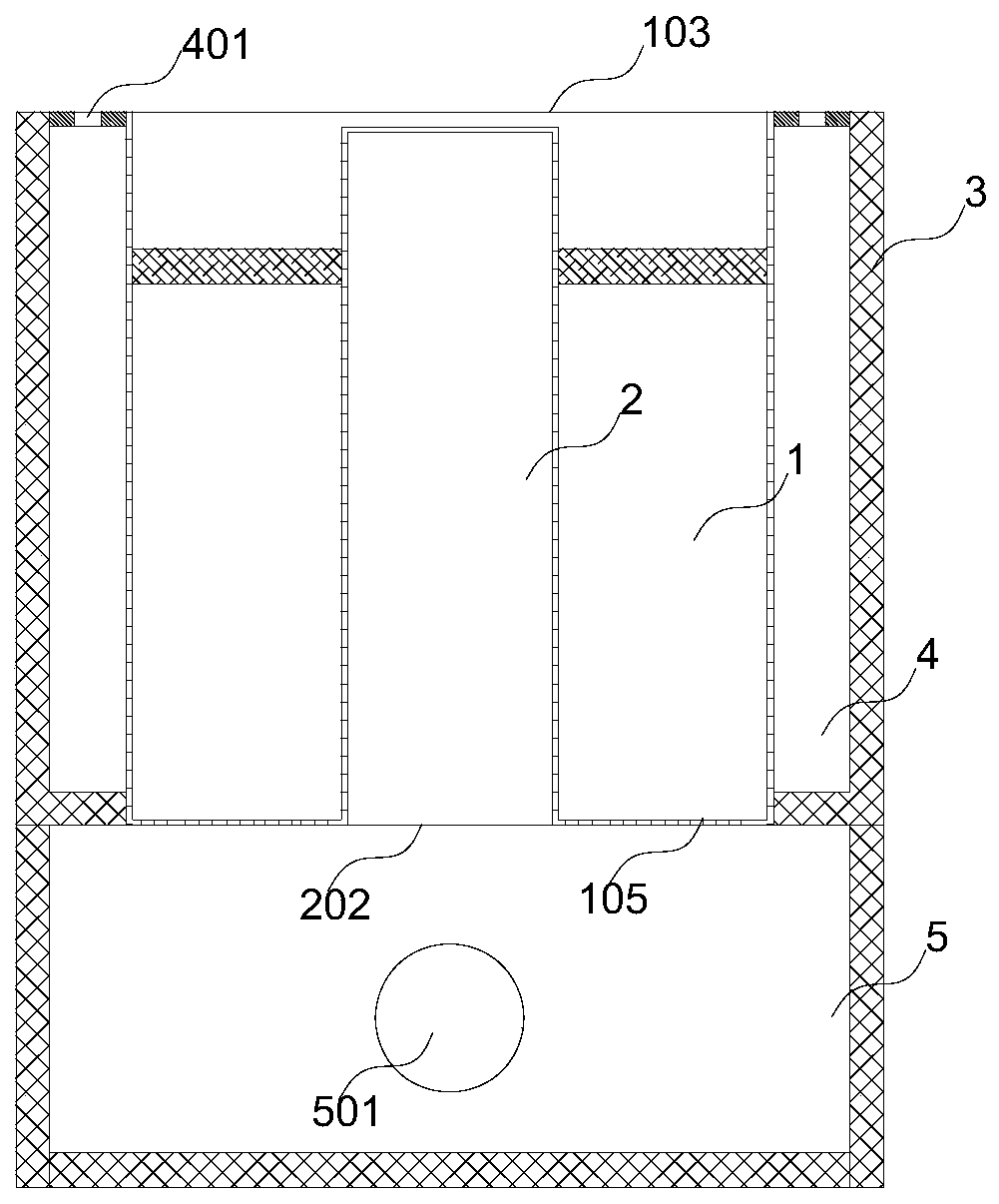 Material drying device and material drying equipment