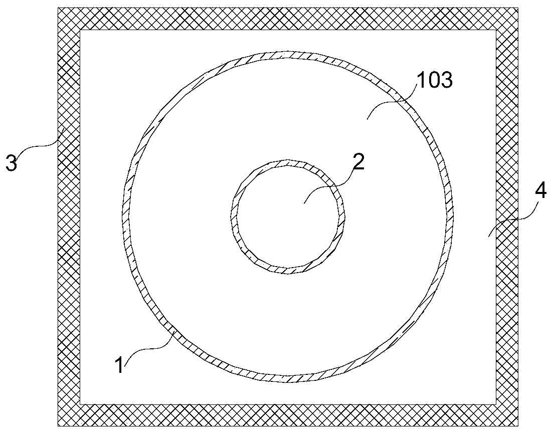 Material drying device and material drying equipment