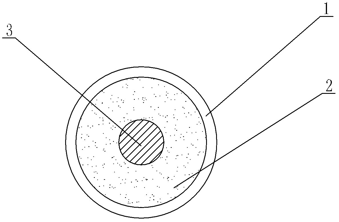 High binding force nano-amorphous sprayed welding wire