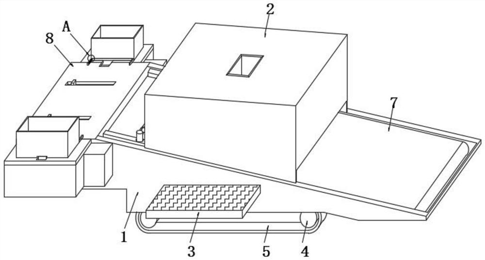 Self-propelled rice seedling raising tray placing machine