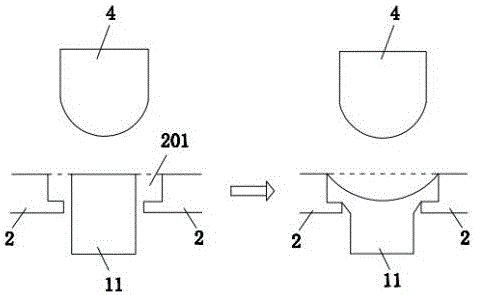 Joining method of amorphous alloy electronic productshell and middle plate