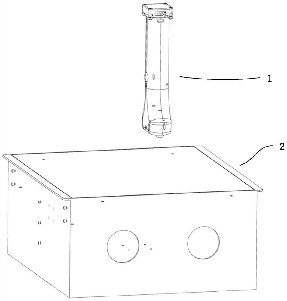 Six-dimensional control device for B-ultrasonic robot