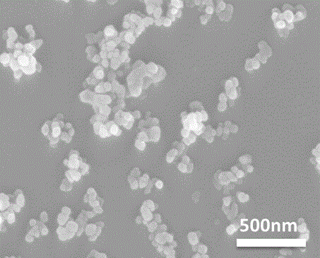 Calcium titanate up-conversion luminescence nanoparticle and preparation method thereof