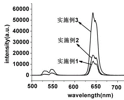 Calcium titanate up-conversion luminescence nanoparticle and preparation method thereof