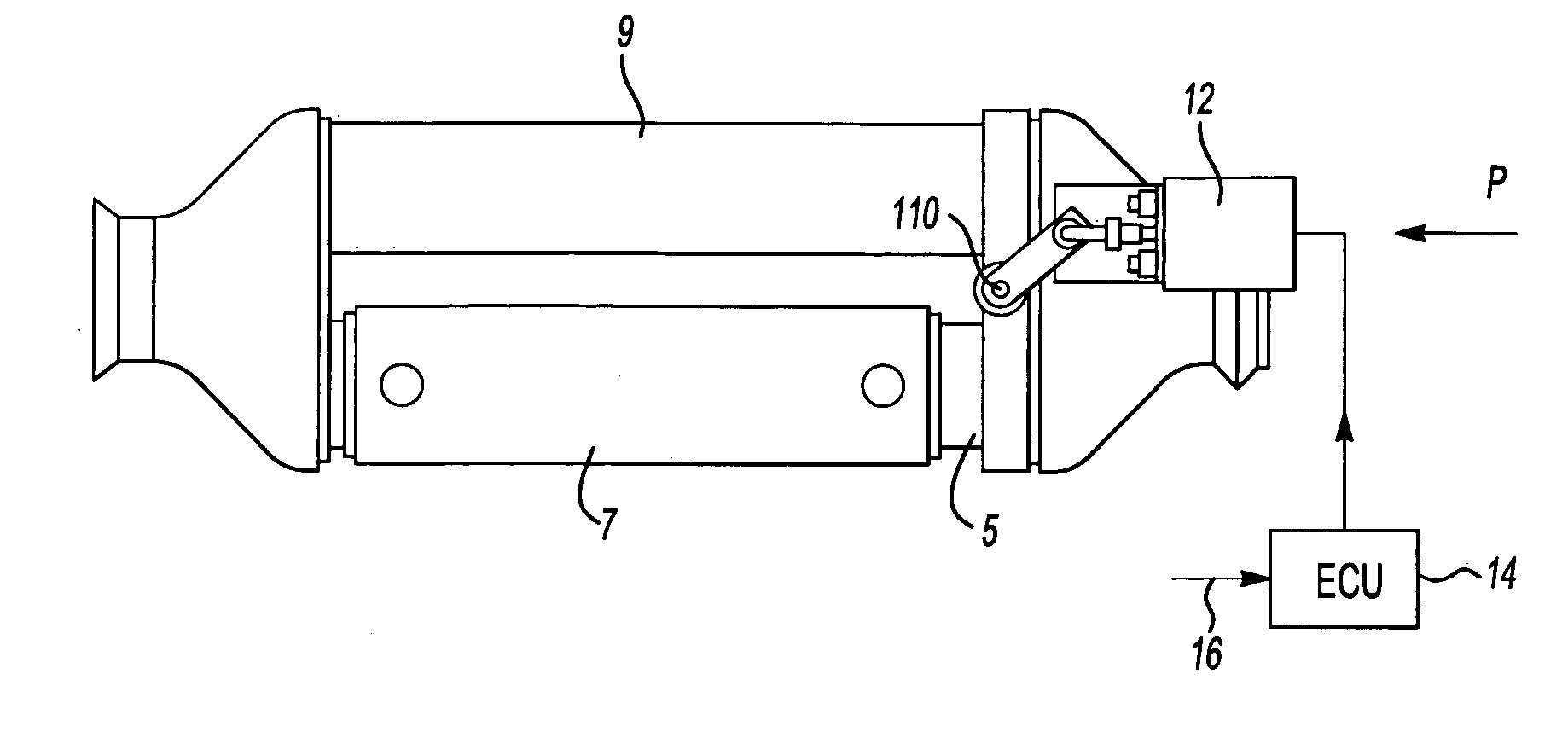 Method for controlling a valve for an exhaust system