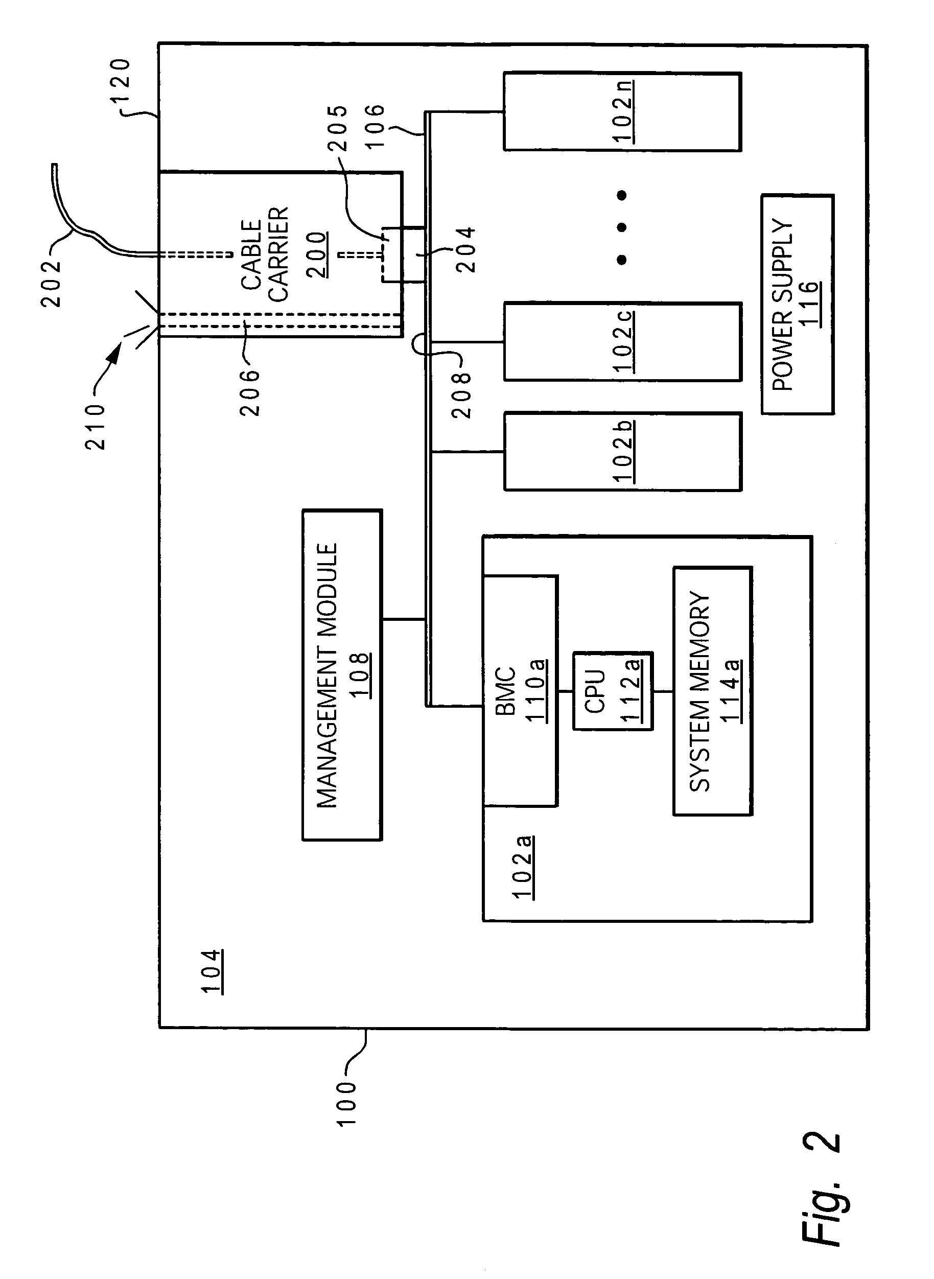 High speed cable interconnect to a computer midplane