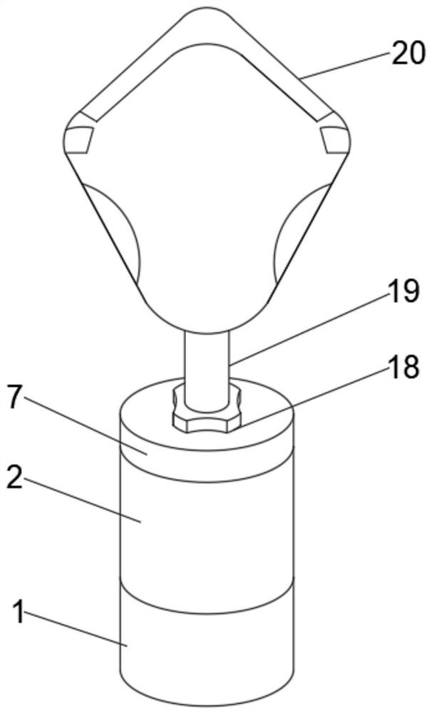 Pressure regulating atomization device for respiratory medicine department