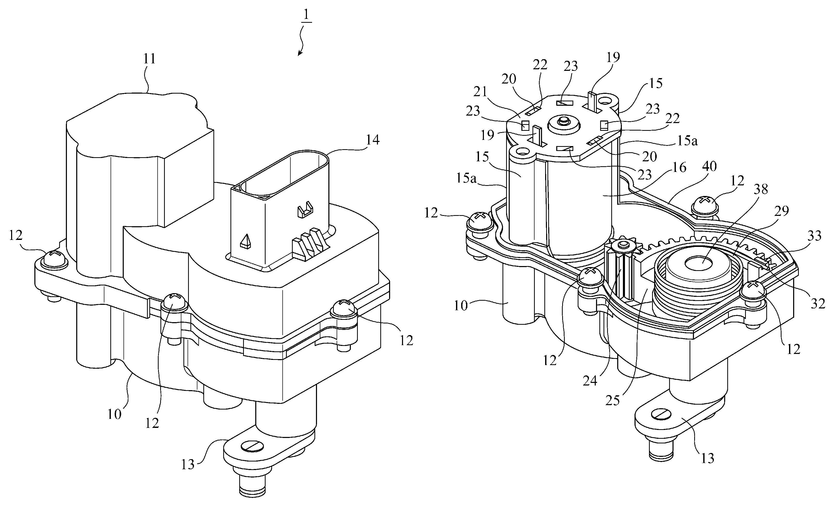 Electronically controlled actuator