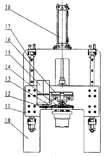 Car brake disk assembly jump measuring instrument