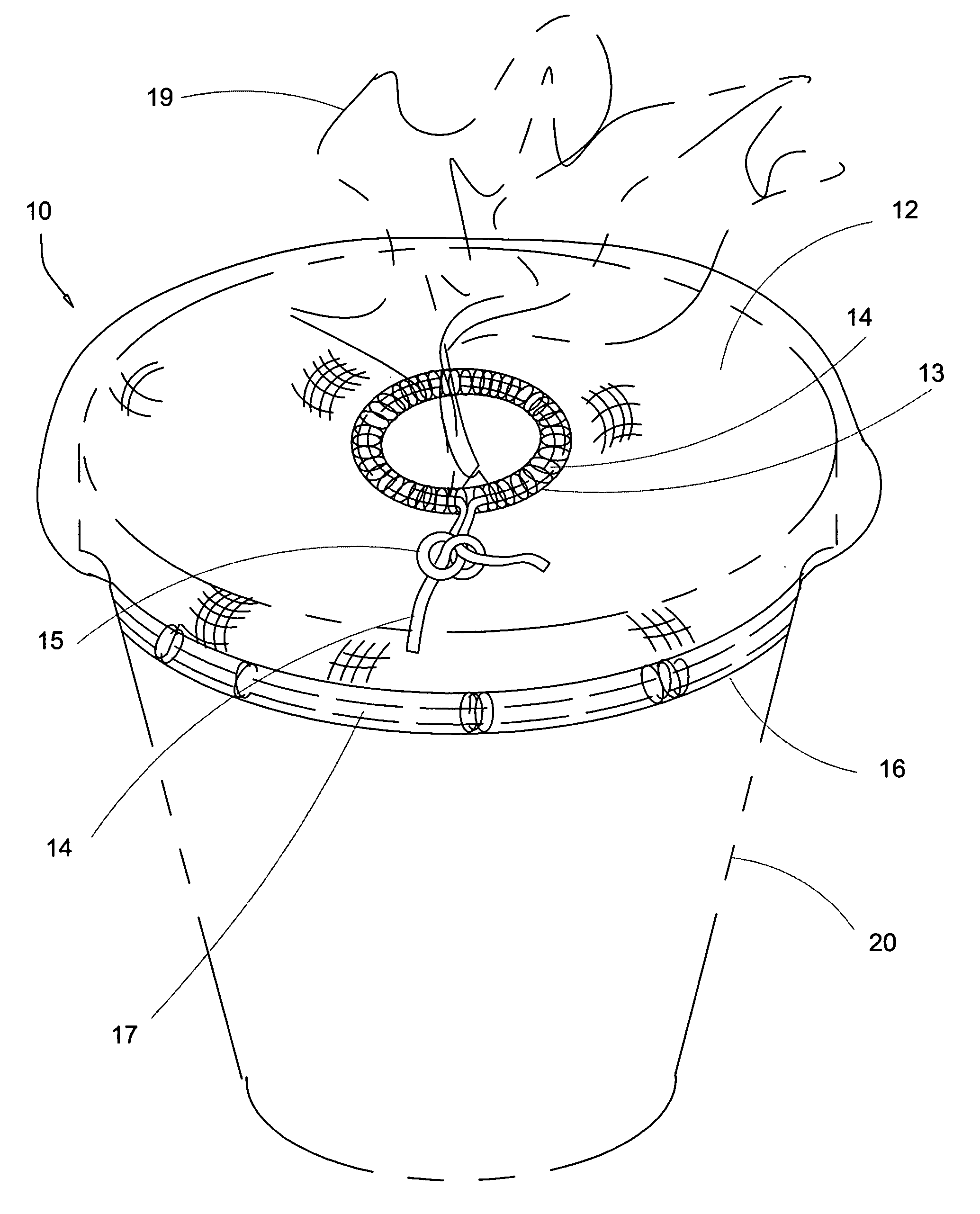 Flowerpot shield