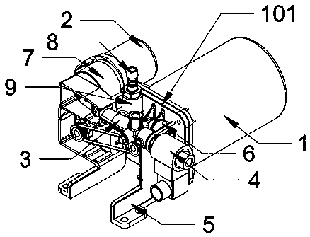 Electric grease lubrication pump