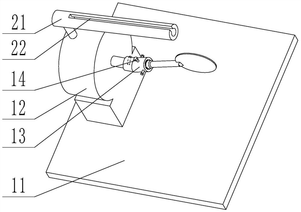 Tennis training device with rotatable tennis serving function