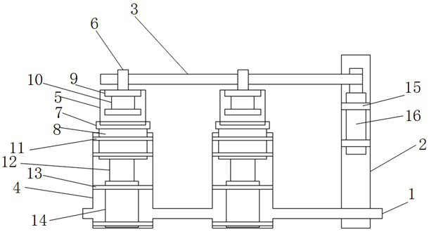 Vibration and rotation comprehensive experiment device