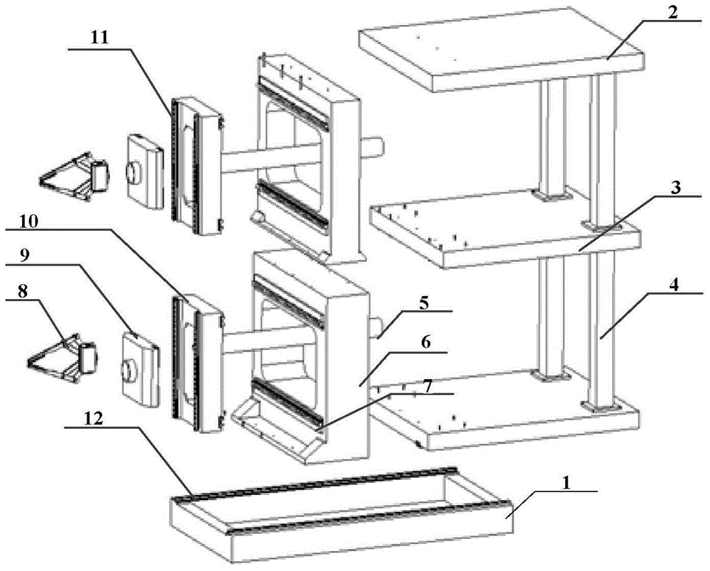 Flexible fixture device applied to assembly of antenna rib plates