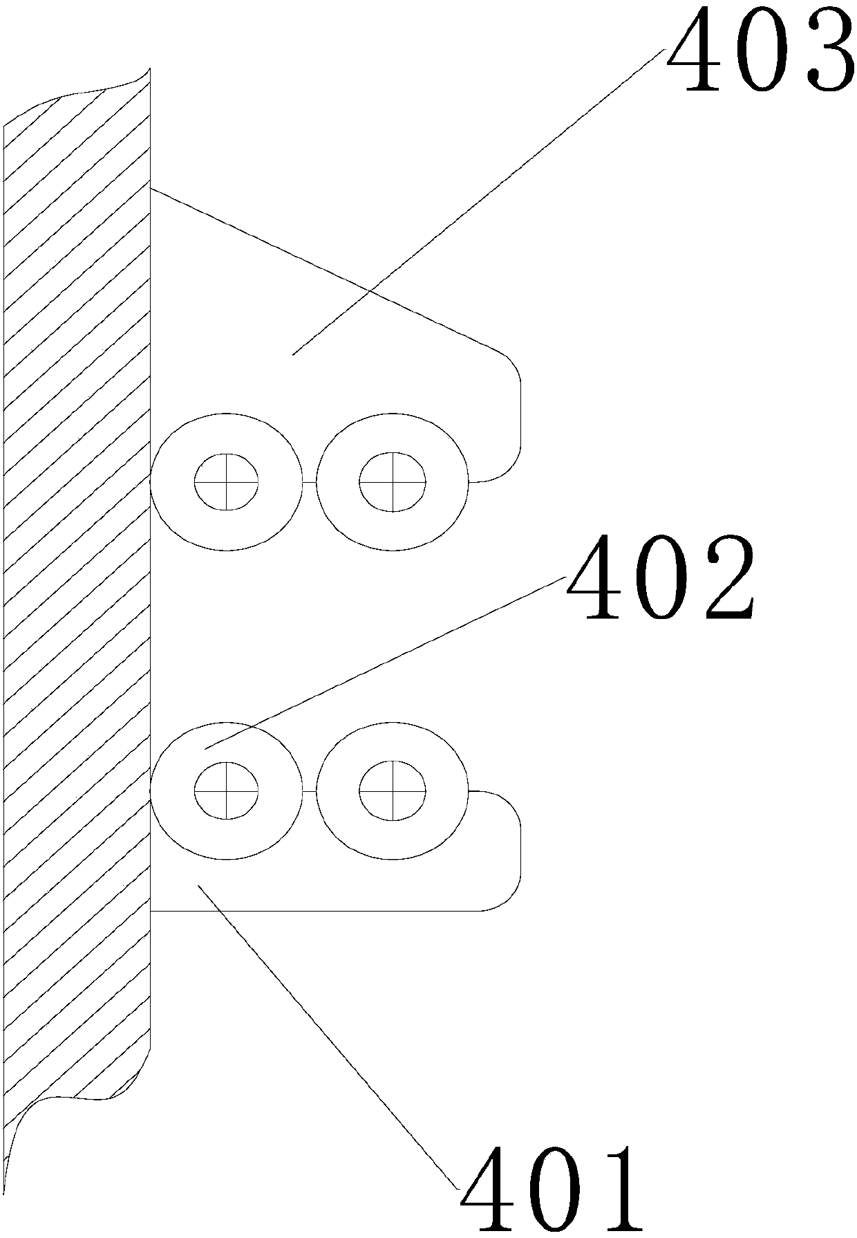 Efficient lubricating oil processing device