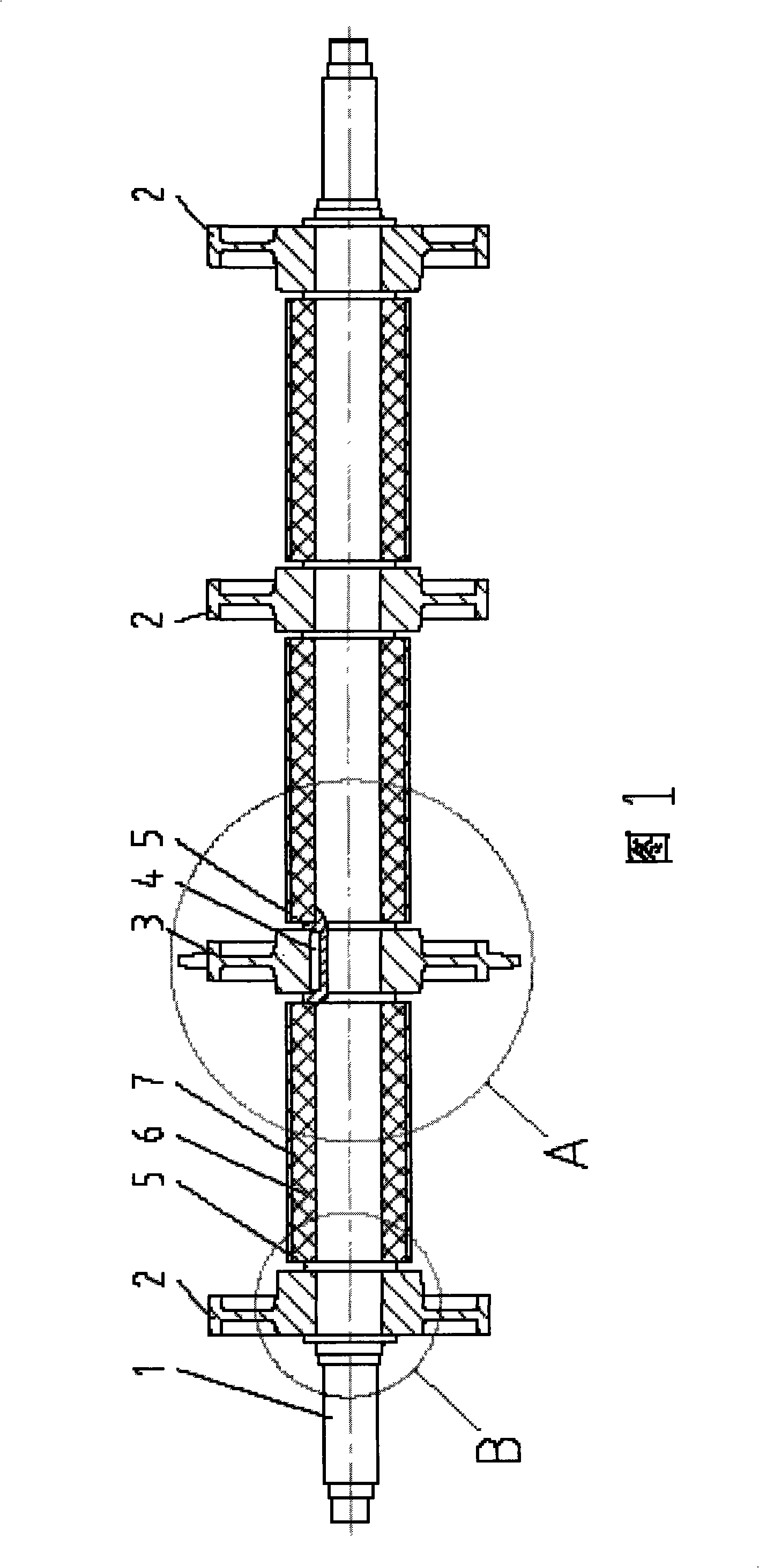 Support roller for drying grate