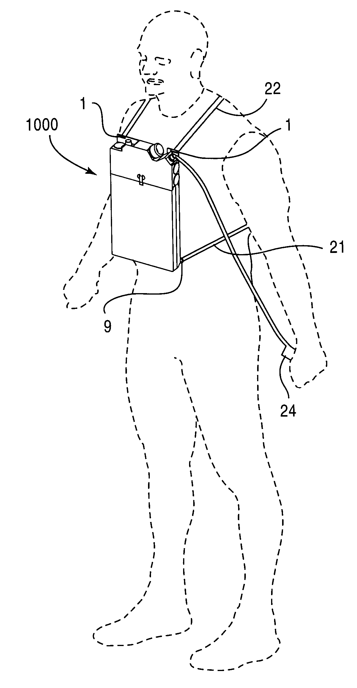 Thin profile air purifying blower unit and filter cartridges, and method of use