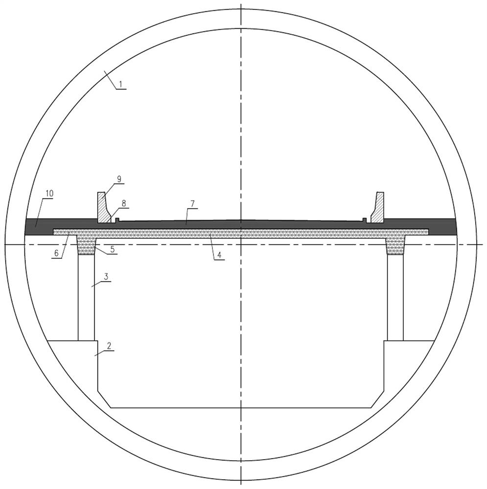 Construction method of tunnel prefabricated structure