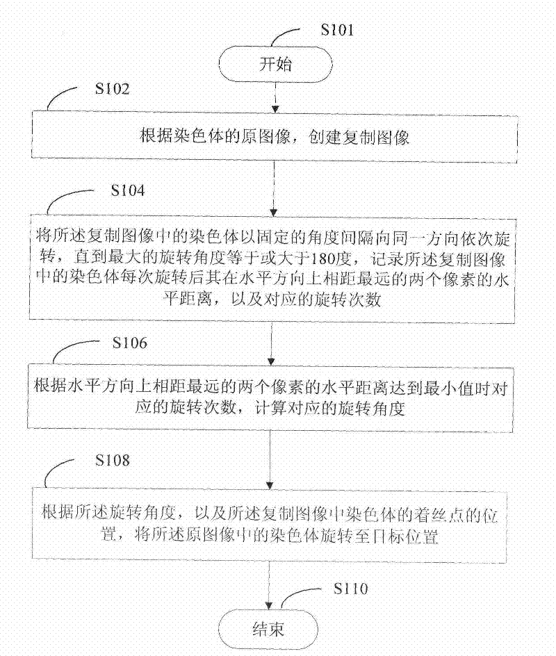 Chromosome image processing method and system