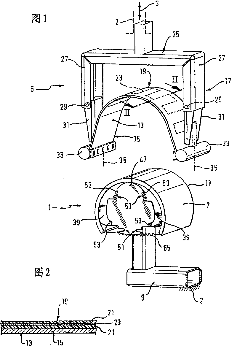 Shaping ironing machine