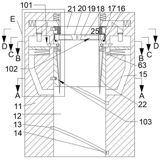 Sewage drainage pipe capable of automatically dredging during blockage