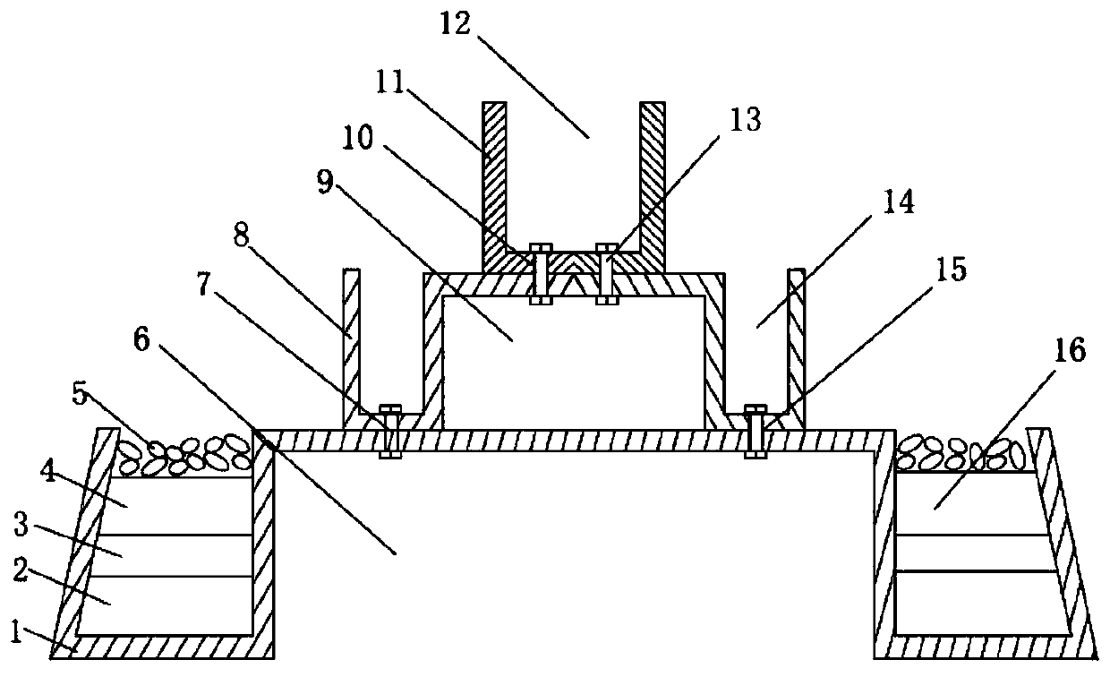 Three-dimensional greening device for water-land ecotone and application method of device