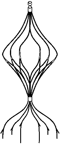 Octopus-like recoverable vena cava filter