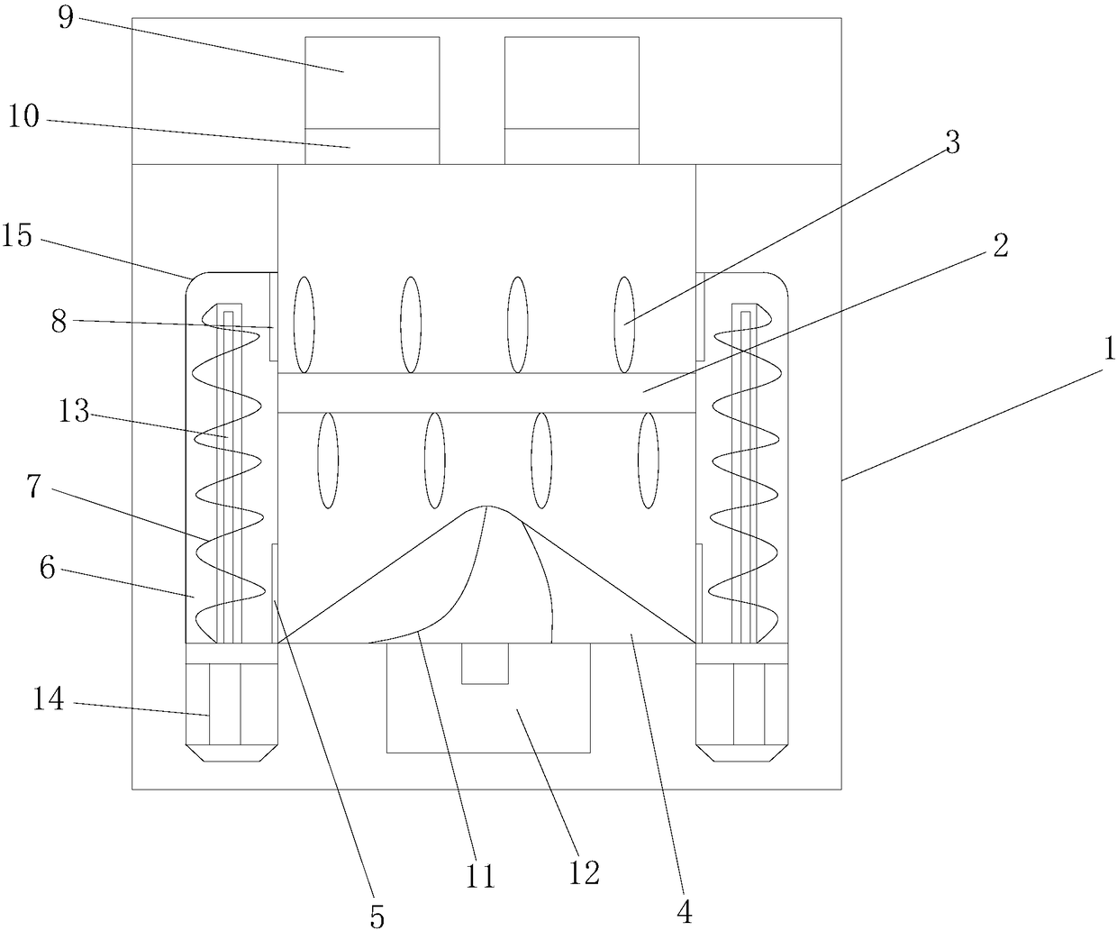 Stirring device capable of realizing automatic feedback