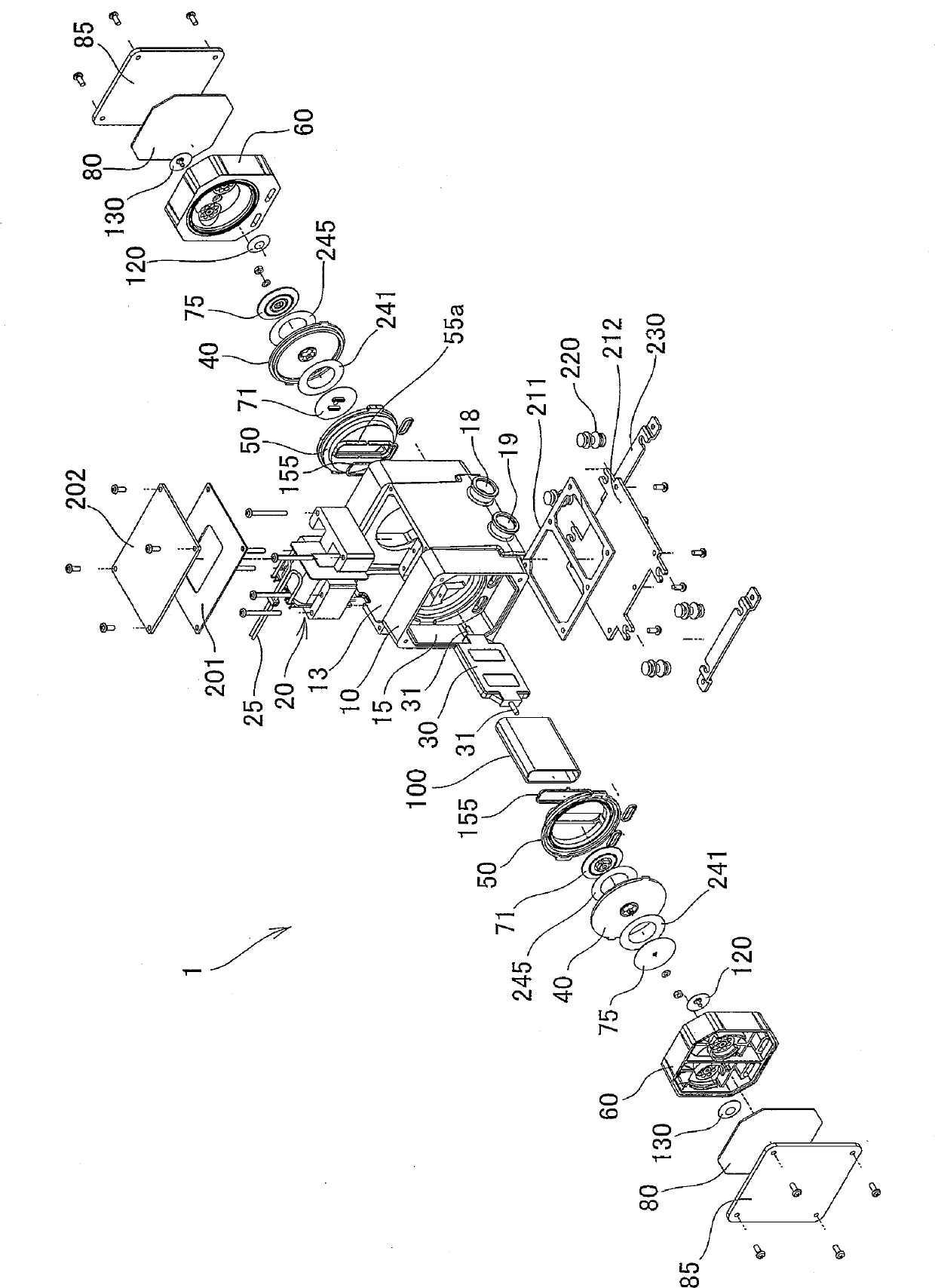 Electromagnetic diaphragm pump