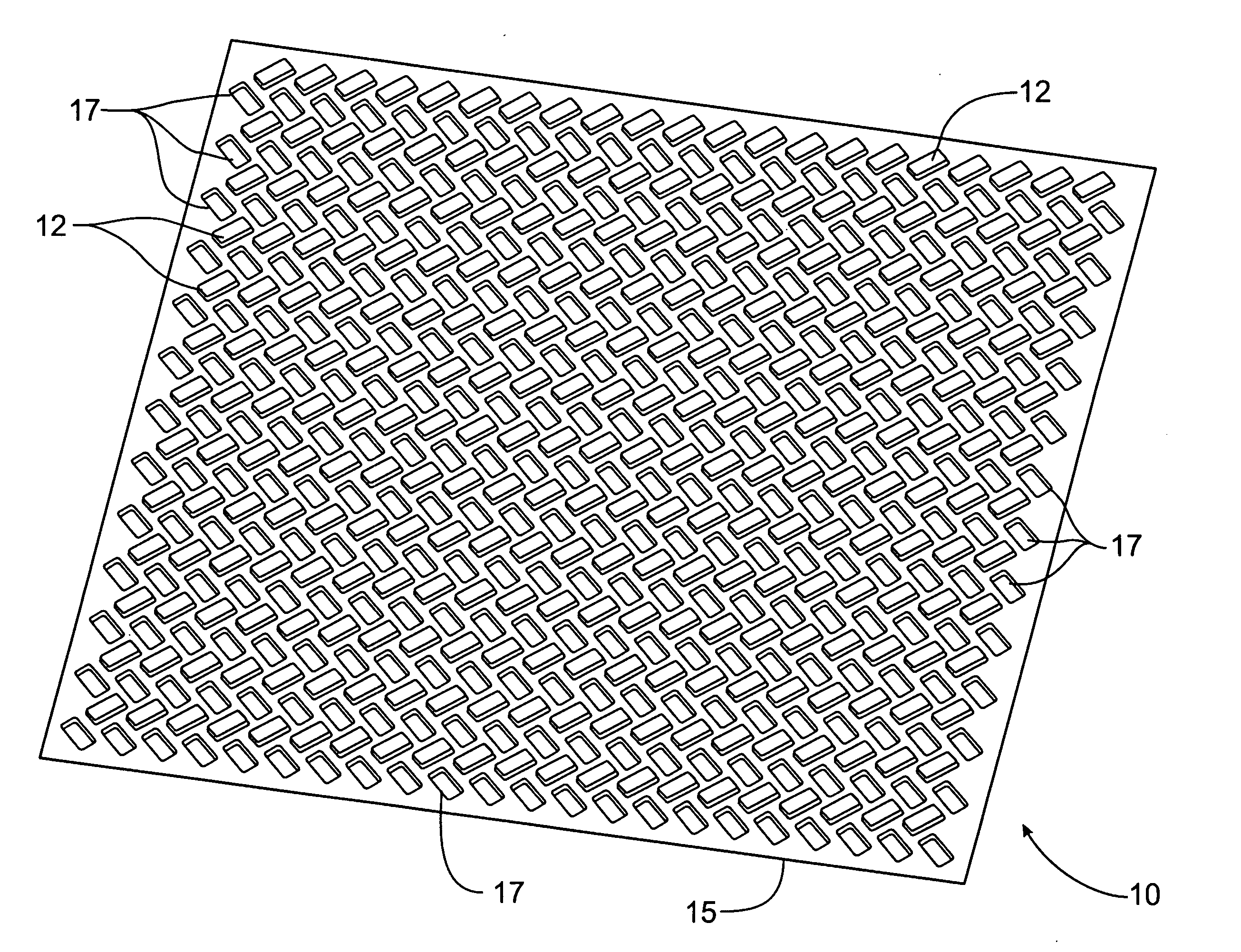 Moisture Drainage Spacer Panel for Building Walls