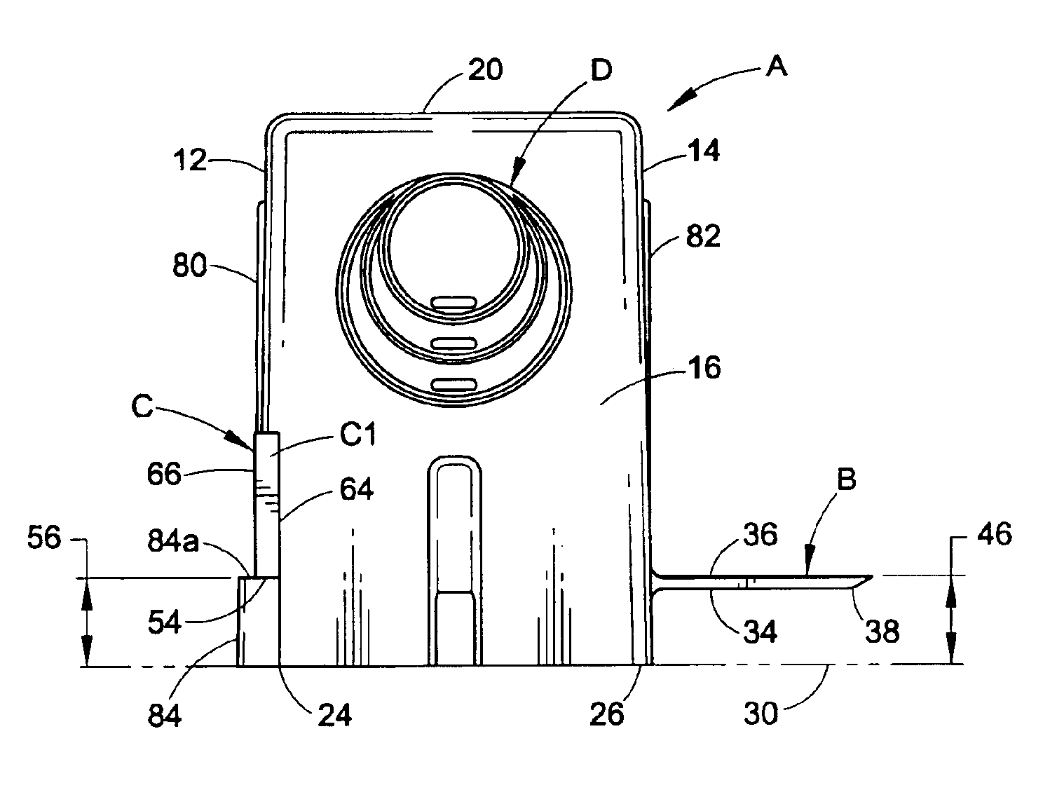 Electrical outlet box with alternative mounting flanges