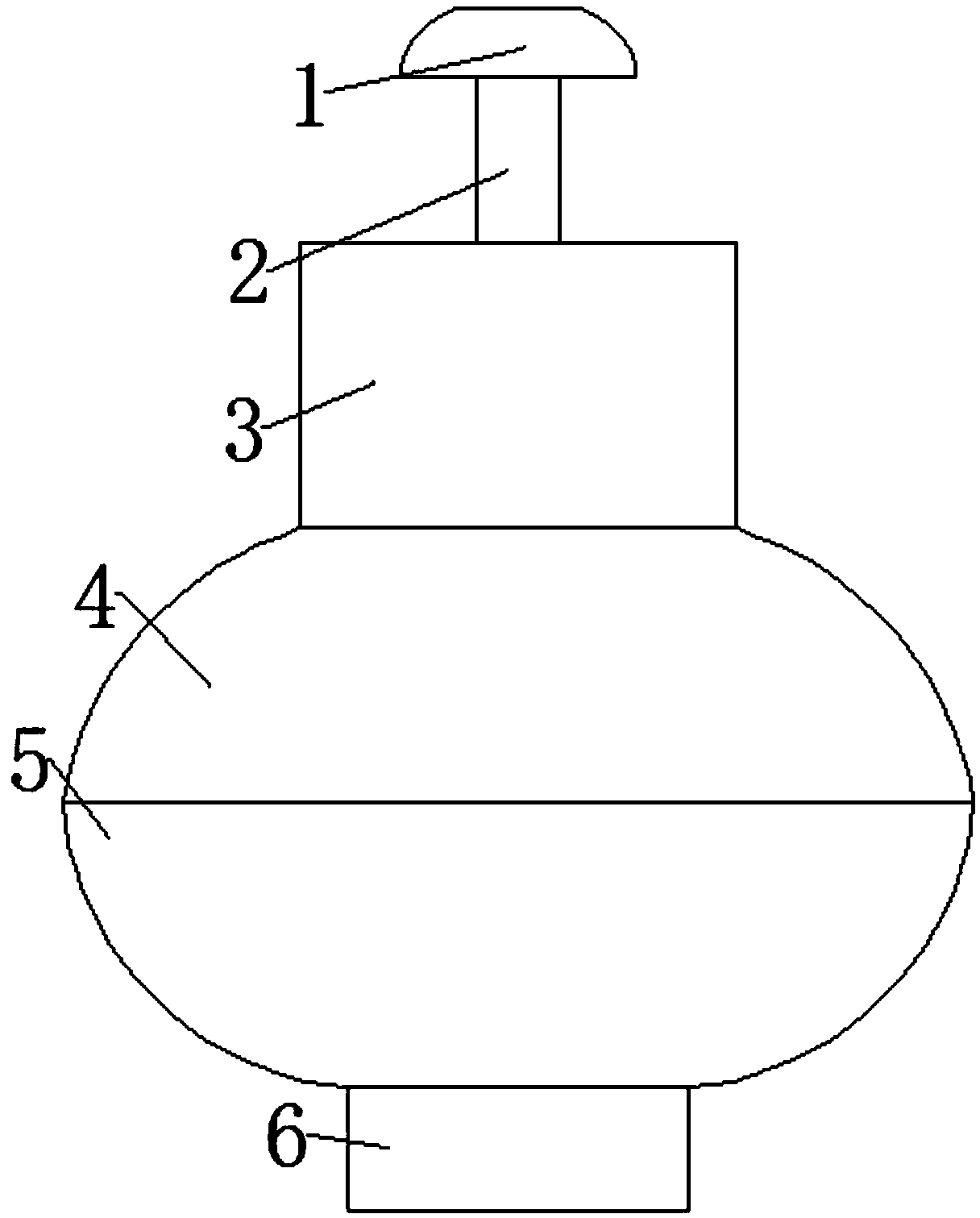 Grinding device for sodium bicarbonate tablets