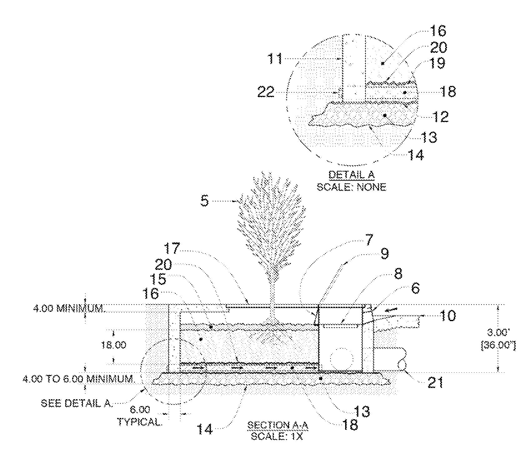 Bioretention System With High Internal High Flow Bypass