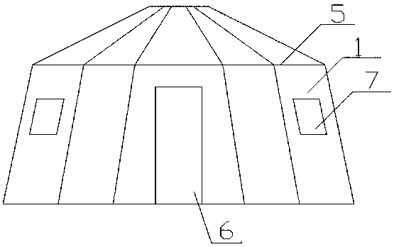 Polyhedral module house