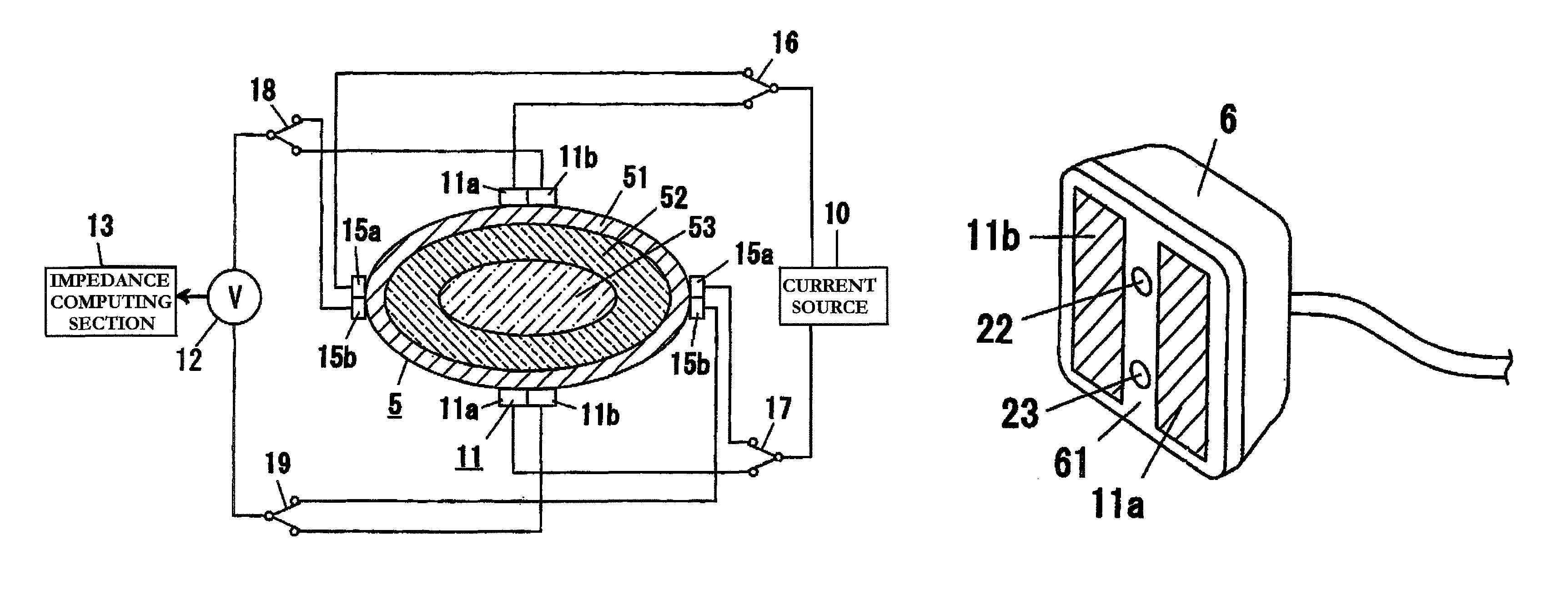 Body fat measuring device