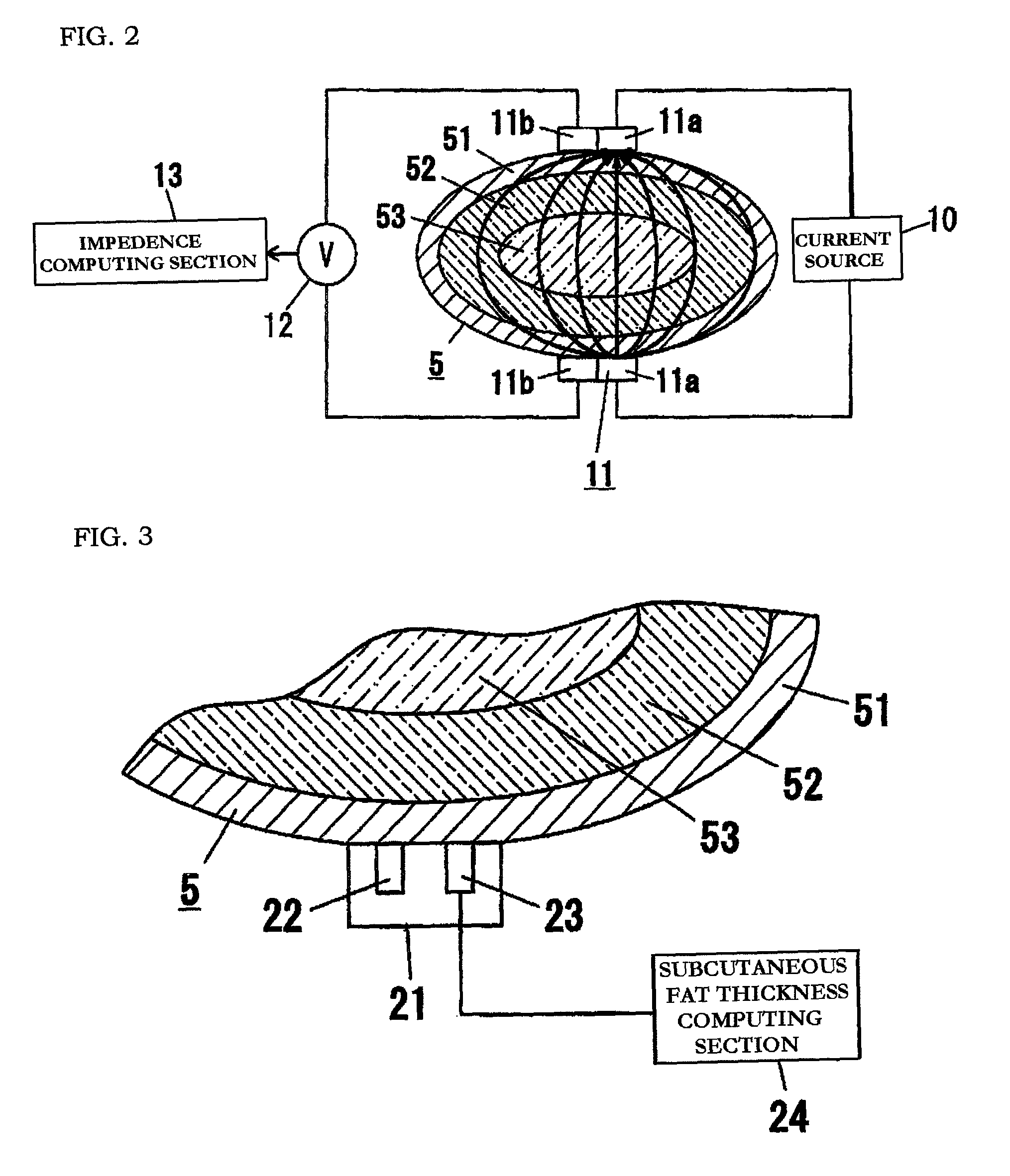 Body fat measuring device