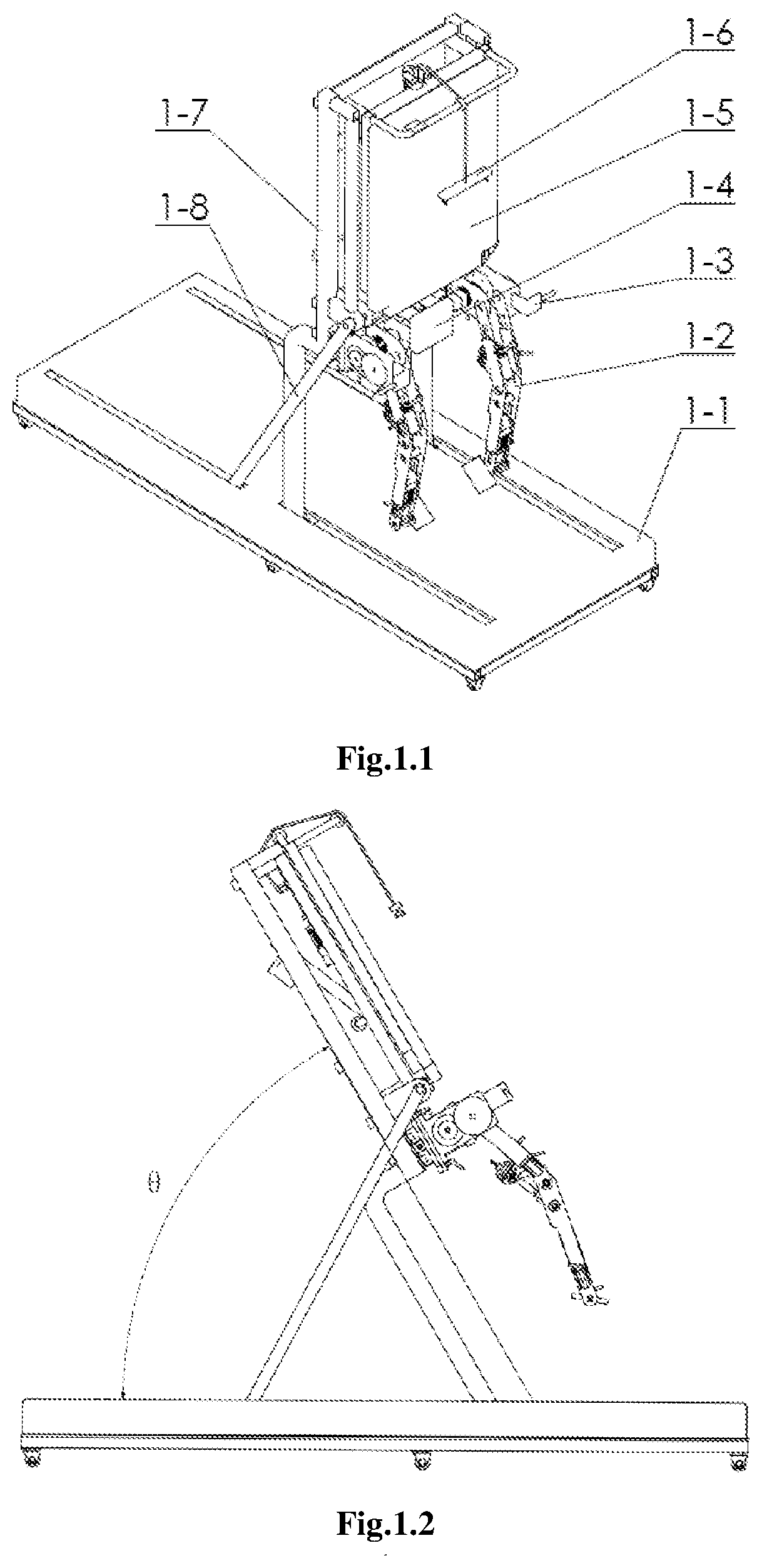 Multi-posture lower limb rehabilitation robot