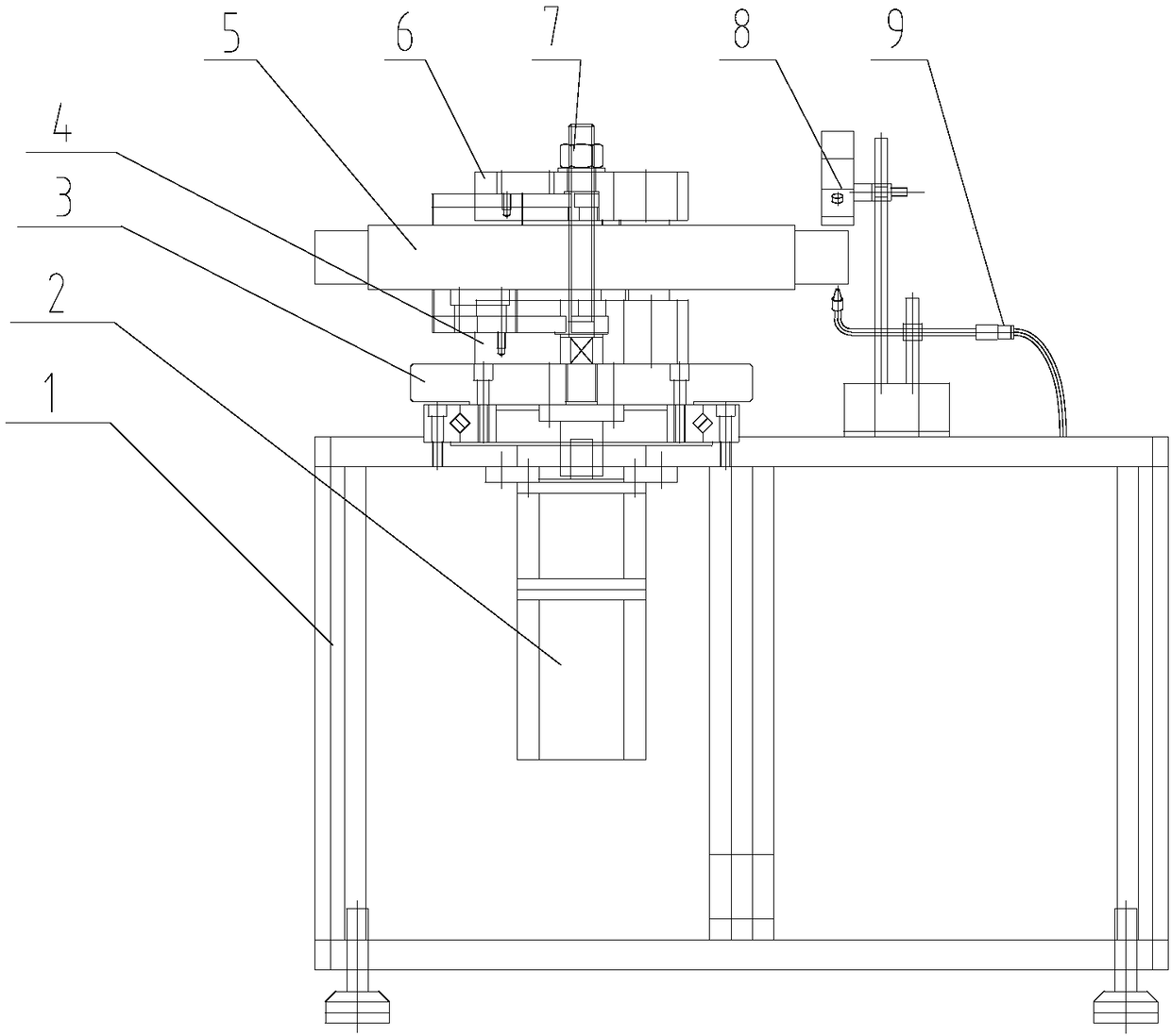 Blade inherent frequency automatic testing system