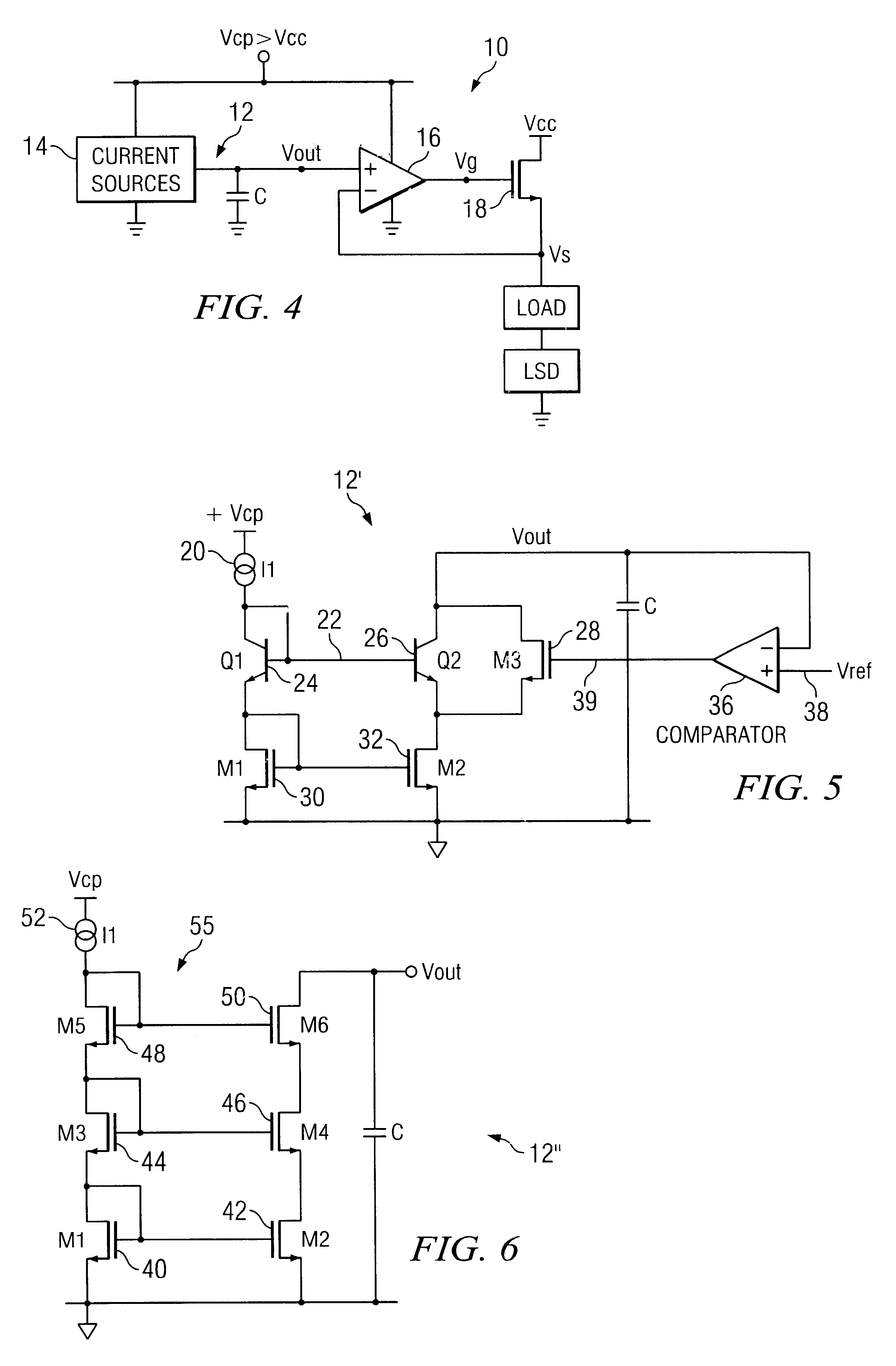 Driver circuit having a slew rate control system with improved linear ramp generator including ground