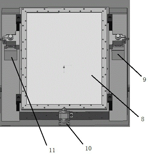 Precise installing and adjusting method for ton-level optical machine assembly