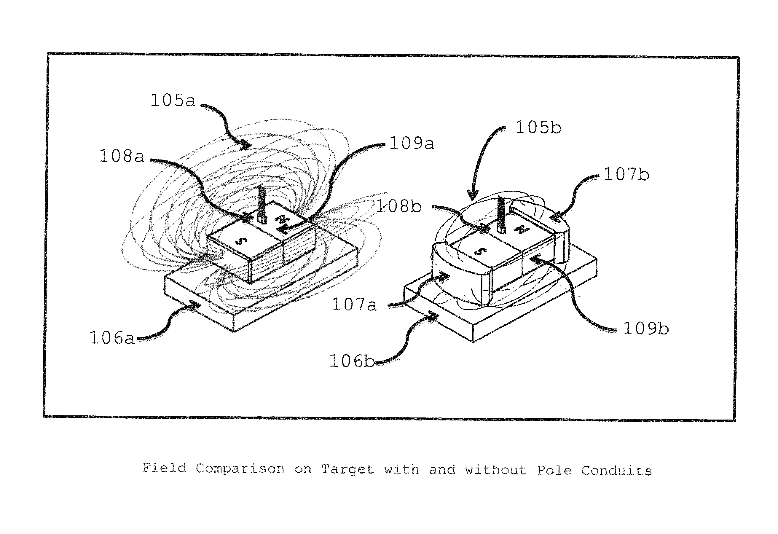 Method for developing a sensing system to measure the attractive force between a magnetic structure and its target by quantifying the opposing residual magnetic field (ORMF)