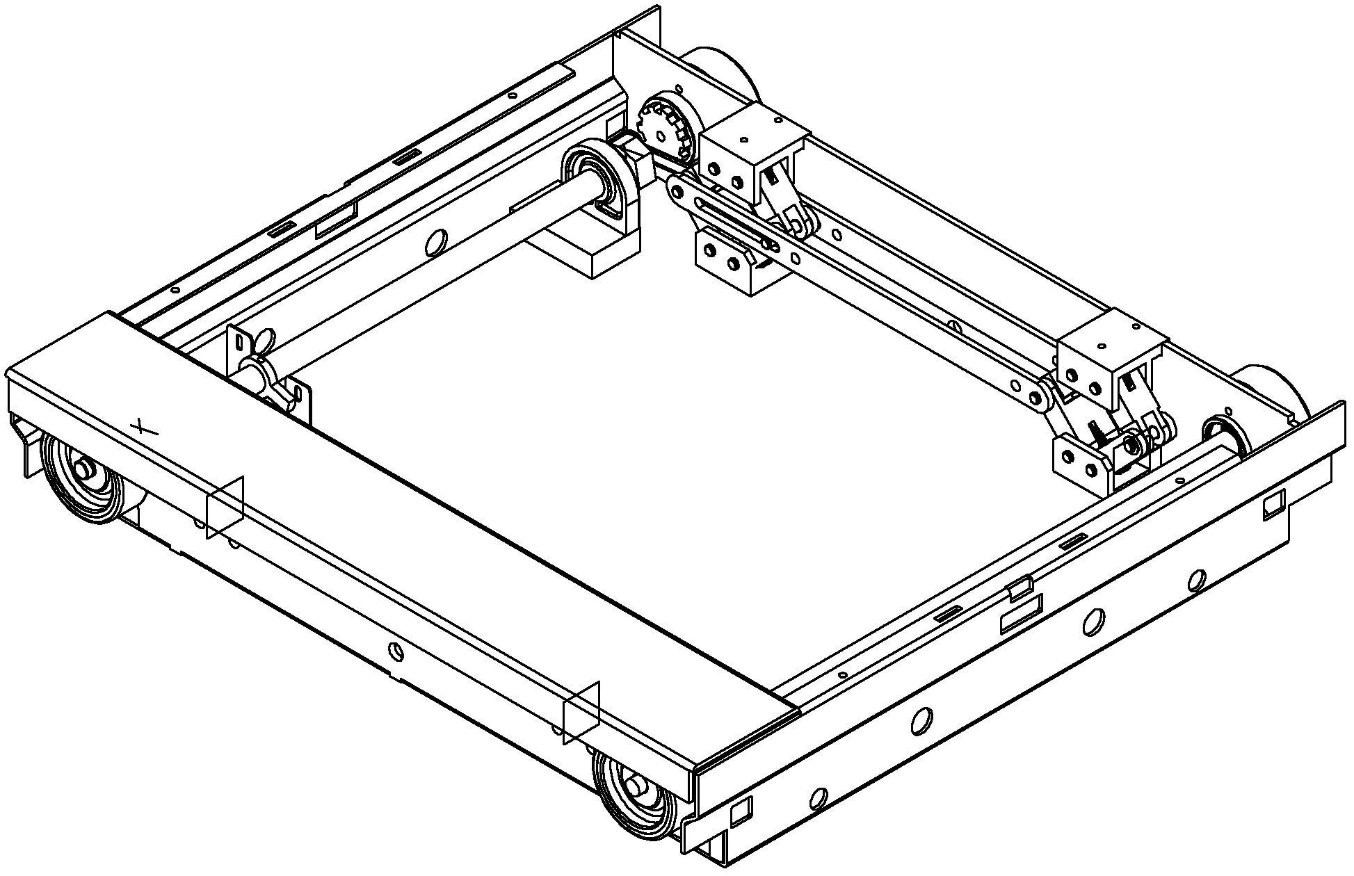 Lifting mechanism for shuttling tool