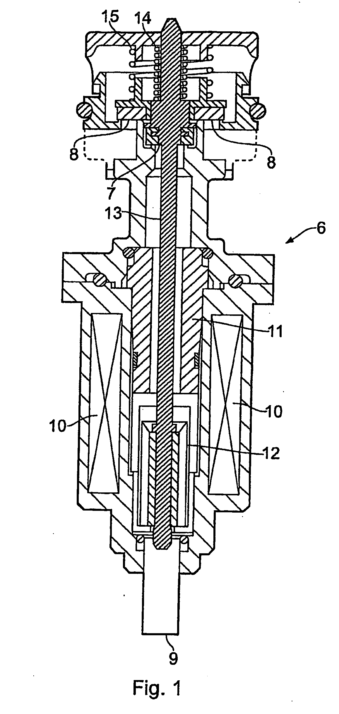 Water draining system for a fuel filter