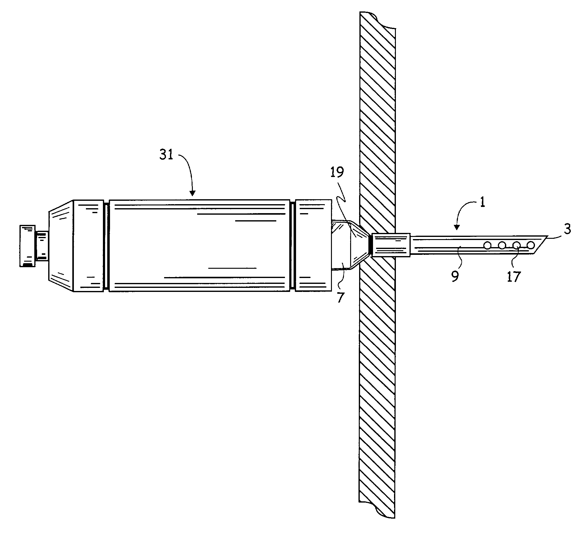 Sample probe for aerosol sampling apparatus