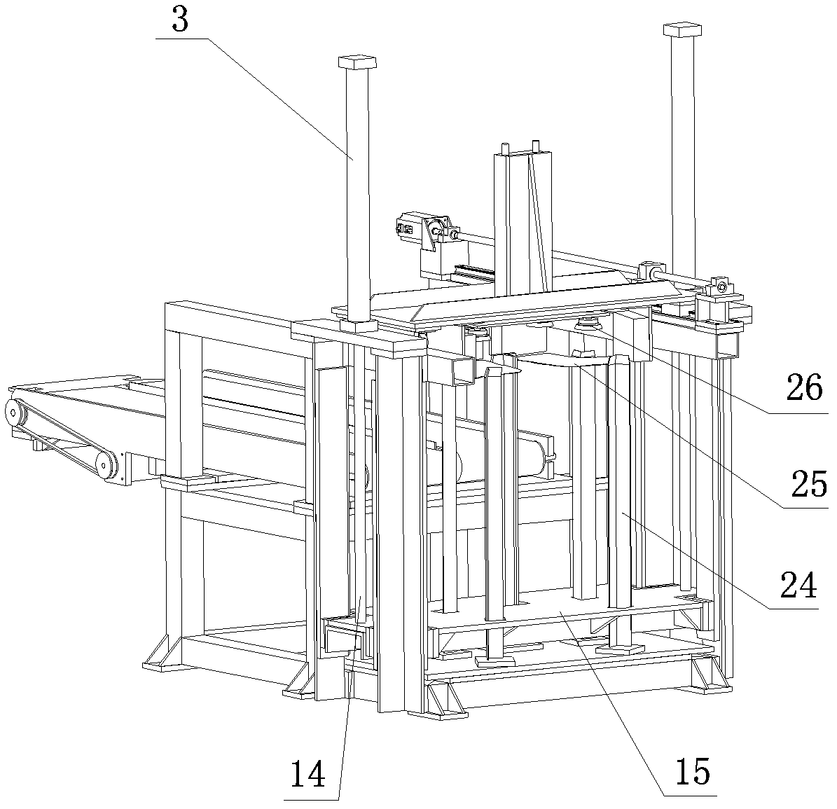 Automatic stamping production line