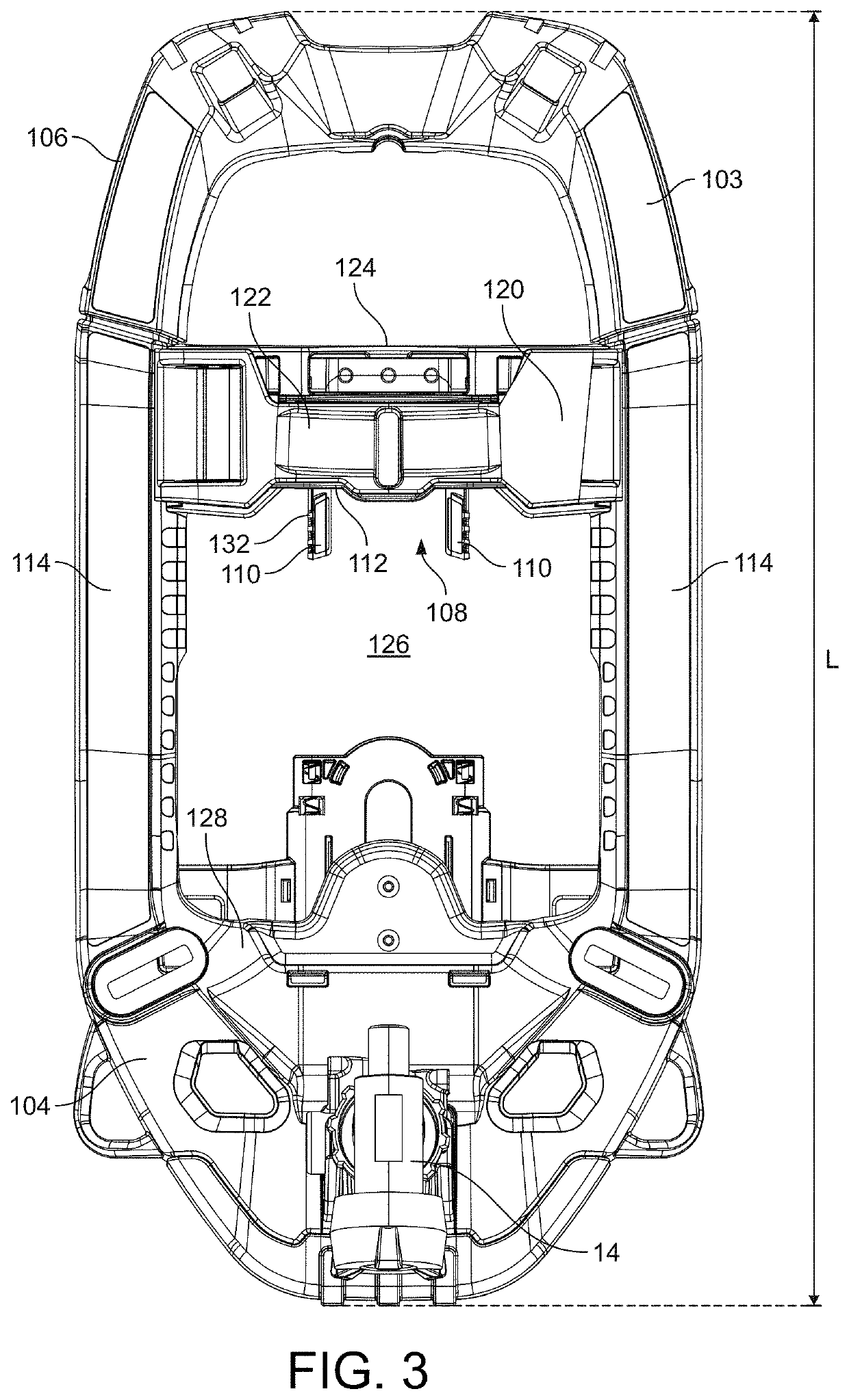 Adjustable support frame for a breathing apparatus