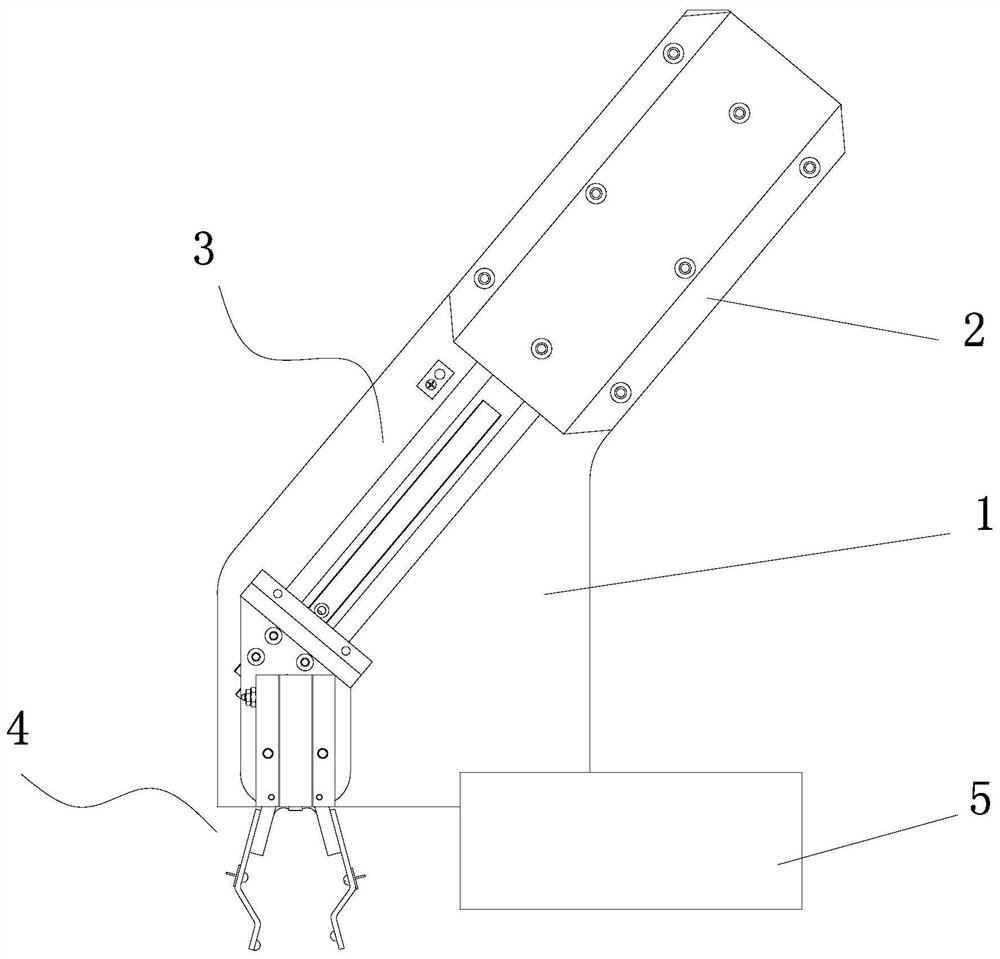 A pneumatic bionic tea single bud picking manipulator