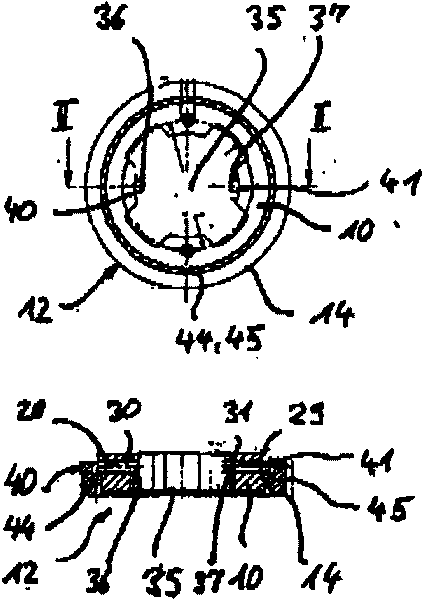 Bearing device for medical appliance and medical appliance