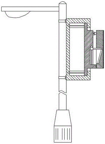 Solar LED street lamp device with long service life